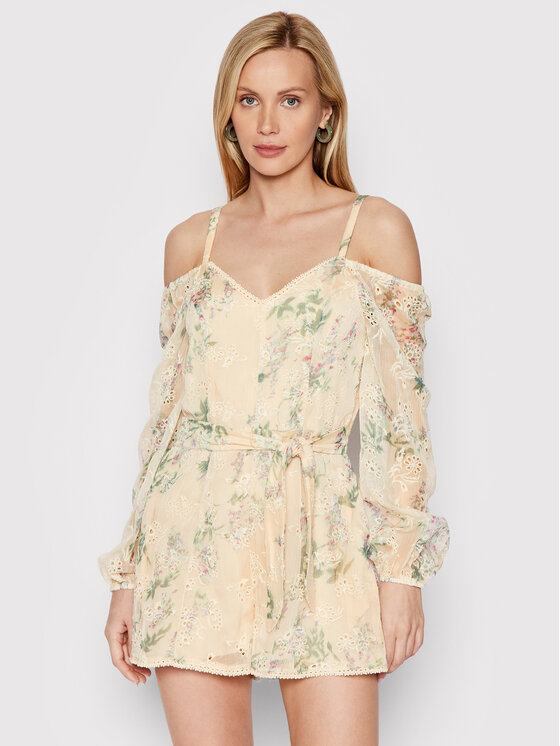 Guess Guess Kezeslábas W2GD96 WEIC0 Bézs Regular Fit