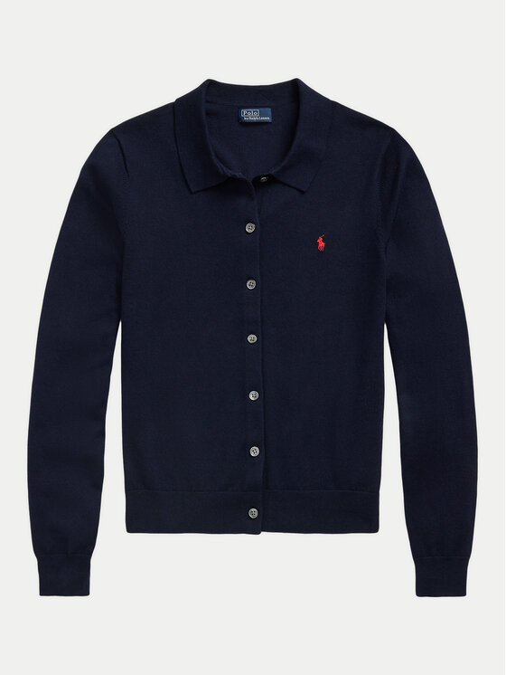 Polo Ralph Lauren Polo Ralph Lauren Kardigán 211959285001 Sötétkék Slim Fit