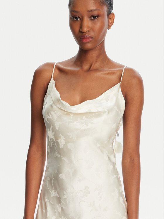 ROTATE ROTATE Coctailkleid 113958858 Écru Slim Fit