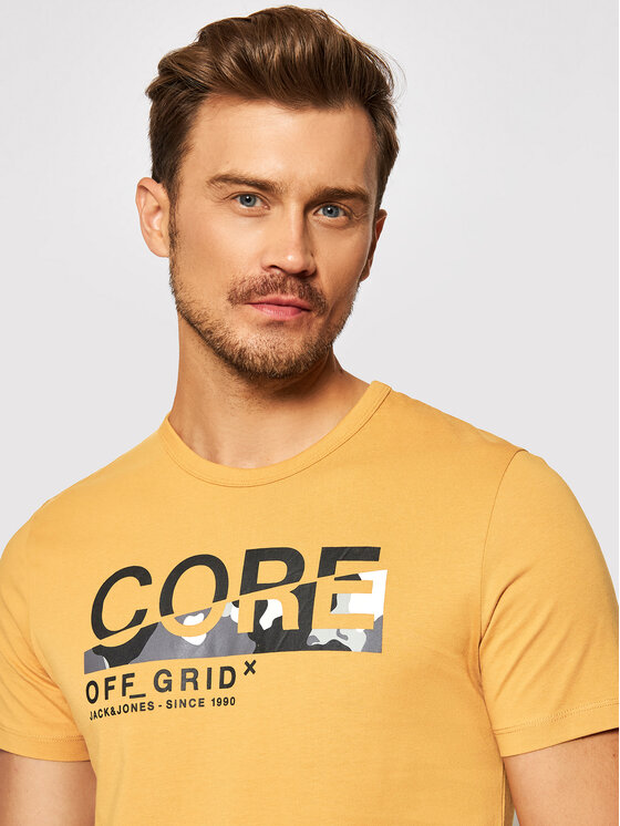 T-shirt Cam 12194175 Giallo Regular Fit