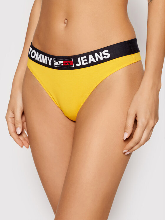 Tommy Jeans Chilot tanga UW0UW02823 Galben