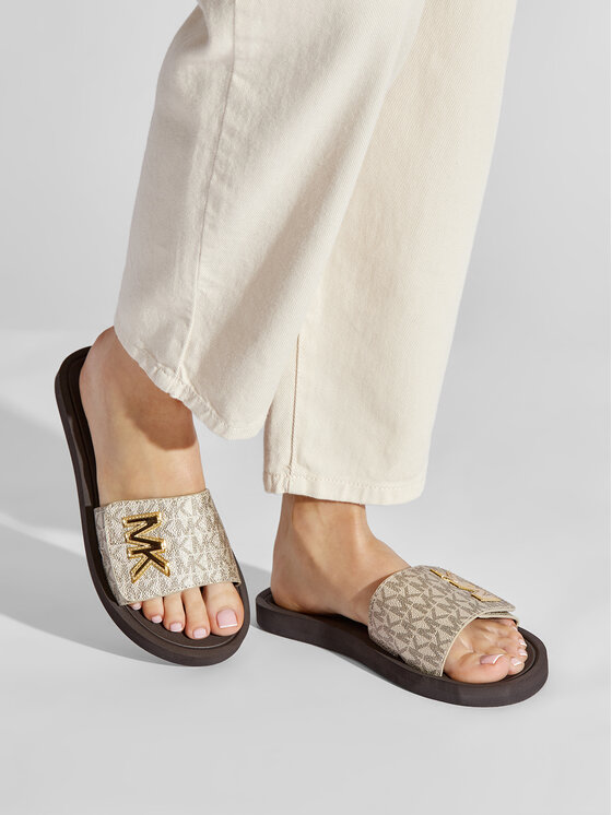 MICHAEL Michael Kors MICHAEL Michael Kors Παντόφλες Mk Slide 40R2MKFA4B Χρυσό
