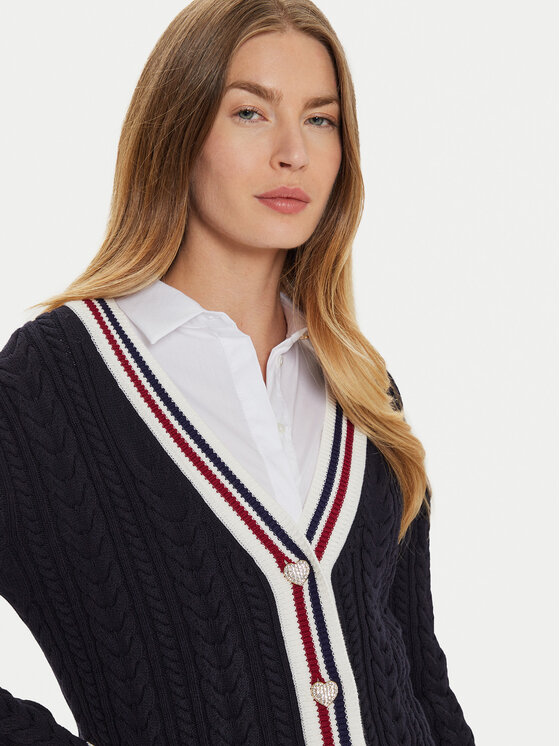 Motivi Motivi Kardigán M4266000721N Sötétkék Regular Fit