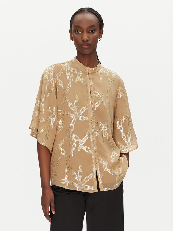 Bruuns Bazaar Bruuns Bazaar Сорочка Mateli BBW4551 Бежевий Regular Fit