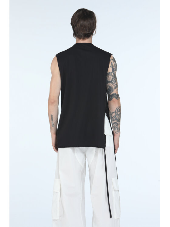 N°21 N°21 T-Shirt 23EN1M0F08141579000 Czarny Regular Fit