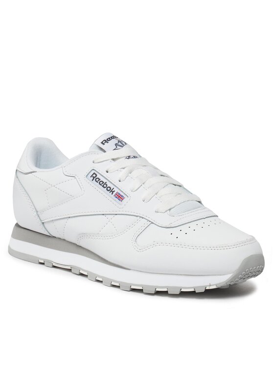 Reebok retro deals white shoes