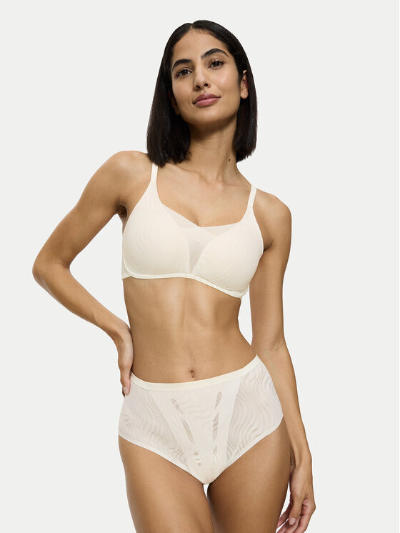 Triumph Triumph Mutande classiche a vita alta Shape Smart Ellipse 10222289 Écru