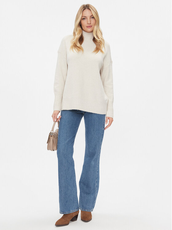ONLY ONLY Гольф 15297172 Бежевий Regular Fit