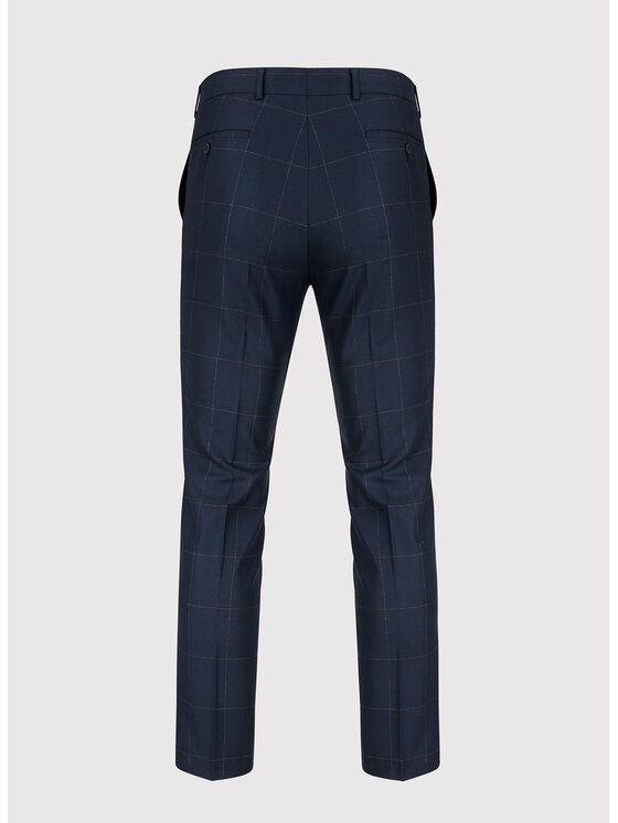 Pako Lorente Pako Lorente Spodnie garniturowe P22WF-6G-001 Granatowy Slim Fit