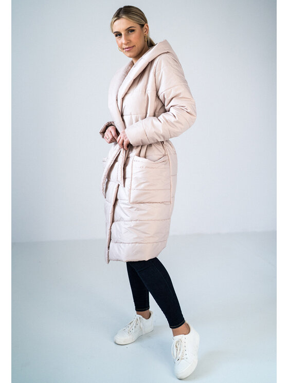 FIGL FIGL Παλτό M929 Μπεζ Regular Fit