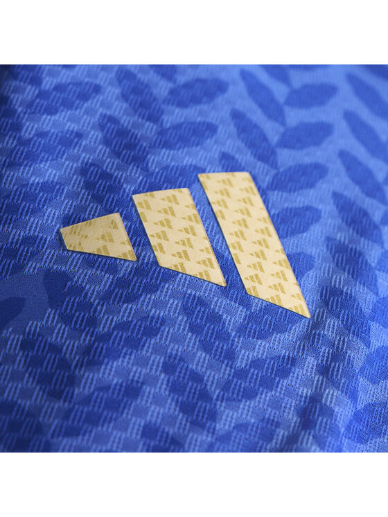 adidas adidas Koszulka techniczna Włochy Błękitny Slim Fit