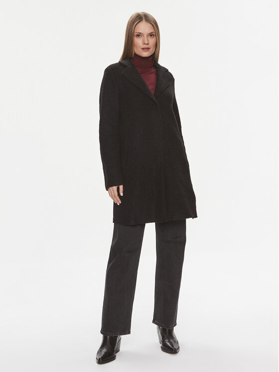 Culture Culture Vuneni kaput Cubirgith 50106972 Crna Classic Fit