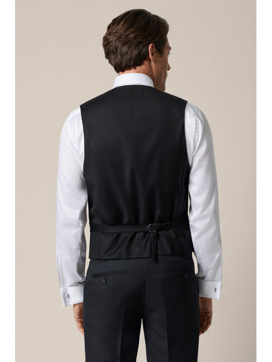 Lancerto Lancerto Kamizelka garniturowa Consuegra KA073126000007 Czarny Slim Fit