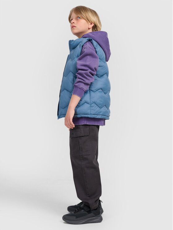 4F 4F Smanicato 4FJRAW25TVJAM325-32S Blu scuro Regular Fit