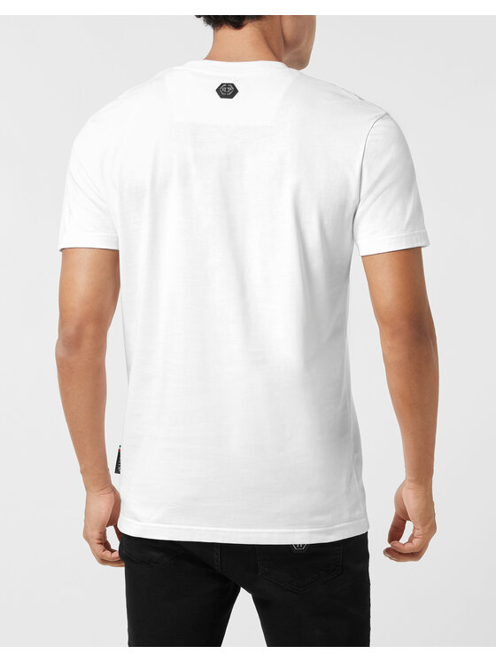 PHILIPP PLEIN PHILIPP PLEIN T-Shirt 26161 Biały Regular Fit
