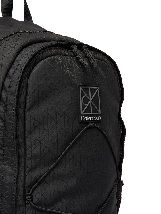 Calvin Klein Calvin Klein Σακίδιο Utility Emblem Bungee Backpack LV04D3301G Μαύρο
