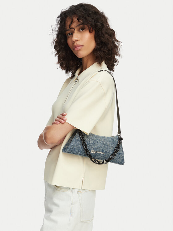 Karl Lagerfeld Jeans Torebka B2W30123 Niebieski