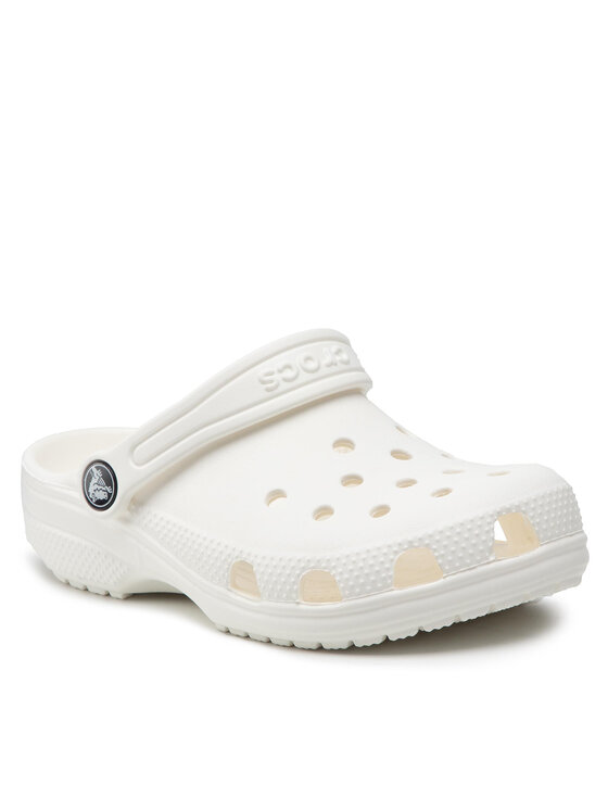 Crocs Crocs Șlapi Classic Clog K 206991 Alb