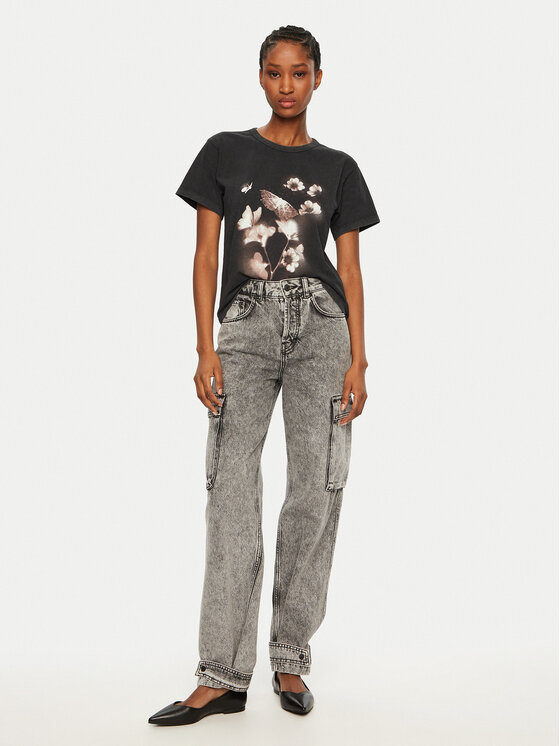 HUGO HUGO T-shirt Destrel 50534246 Crna Regular Fit