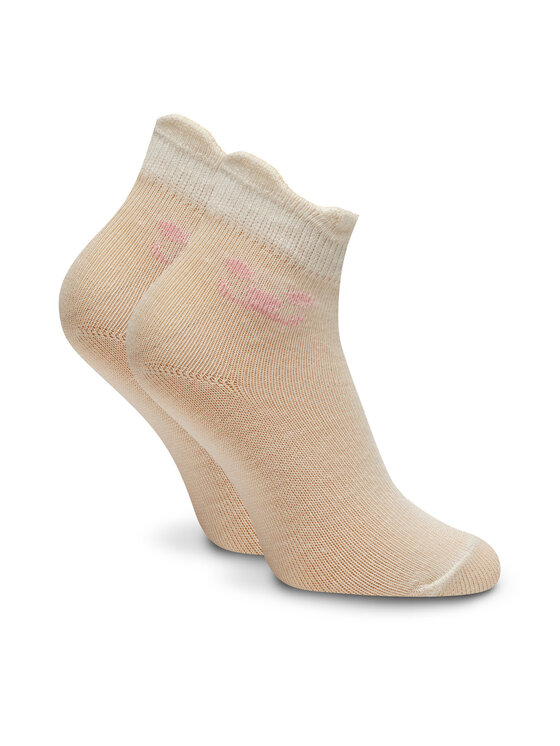 Guess Guess Kõrgete lastesokkide komplekt (3 paari) H5RZ04 Z3G10 Roosa