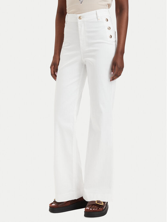 Guess Guess Дънки W6GA0P W2440 Бял Regular Fit