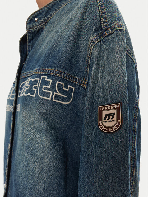 Miss Sixty Miss Sixty Džínsová bunda 6L3XJ5180000 Modrá Regular Fit