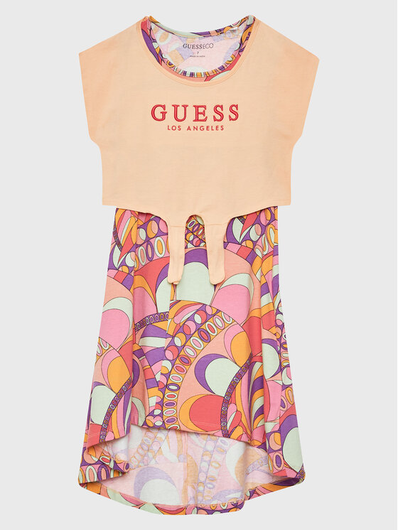 Guess Guess Každodenní šaty J2GK39 K6YW3 Barevná Regular Fit