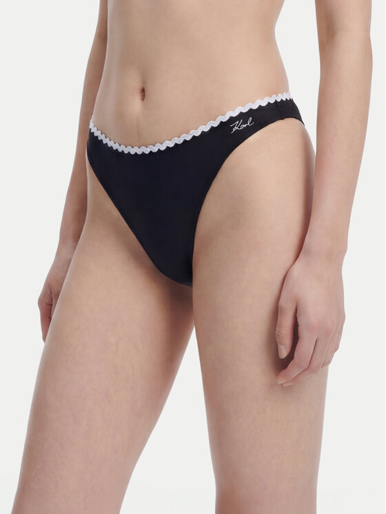 KARL LAGERFELD KARL LAGERFELD Bikini partea de jos B1W46020 Negru