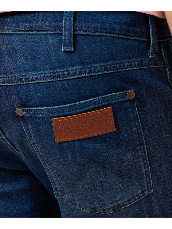 Wrangler Wrangler Jeansy 112362447 Granatowy Straight Fit