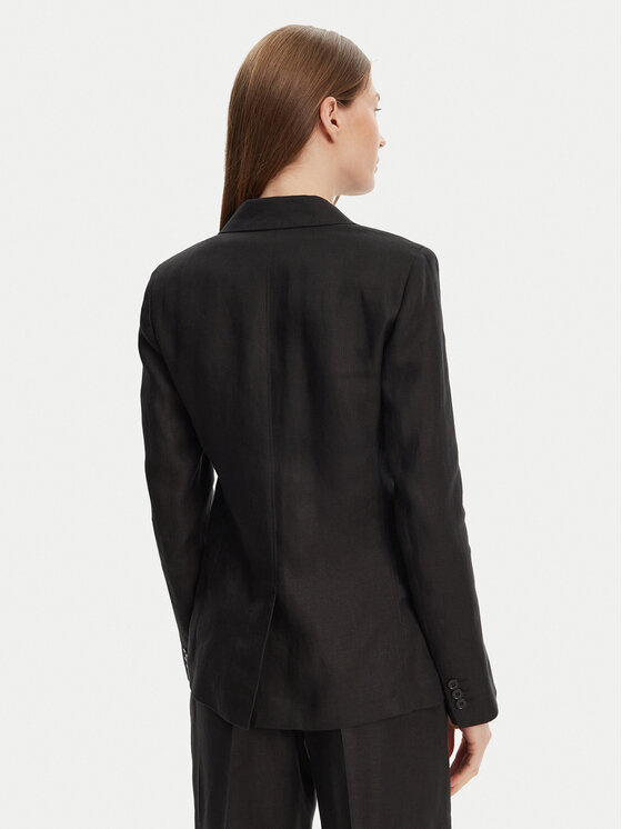 Weekend Max Mara Weekend Max Mara Sako Nalut 2515041012 Čierna Regular Fit