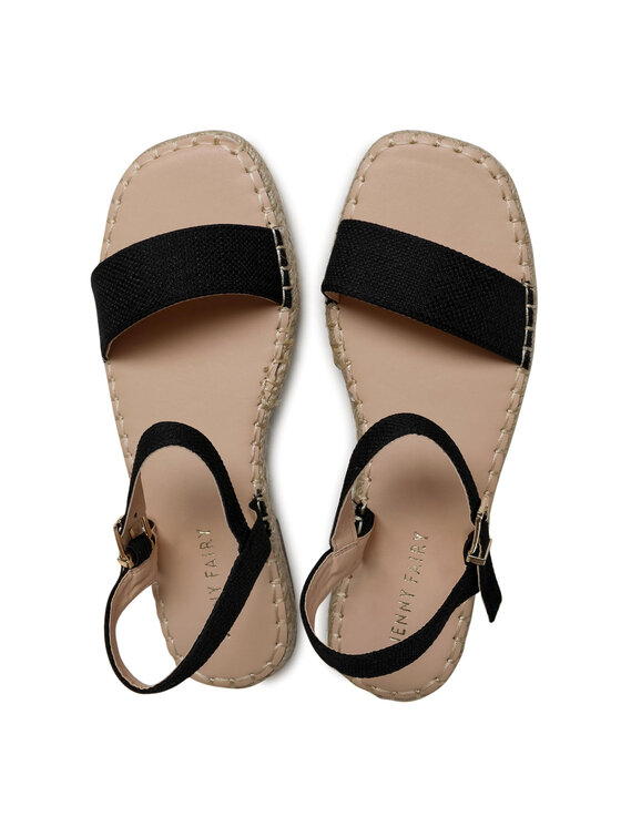 Jenny Fairy Jenny Fairy Espadrilky WS5278-17 Čierna