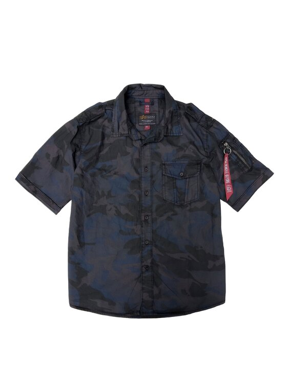 Alpha Industries Alpha Industries Koszula AI.136423-125-L Szary Regular Fit
