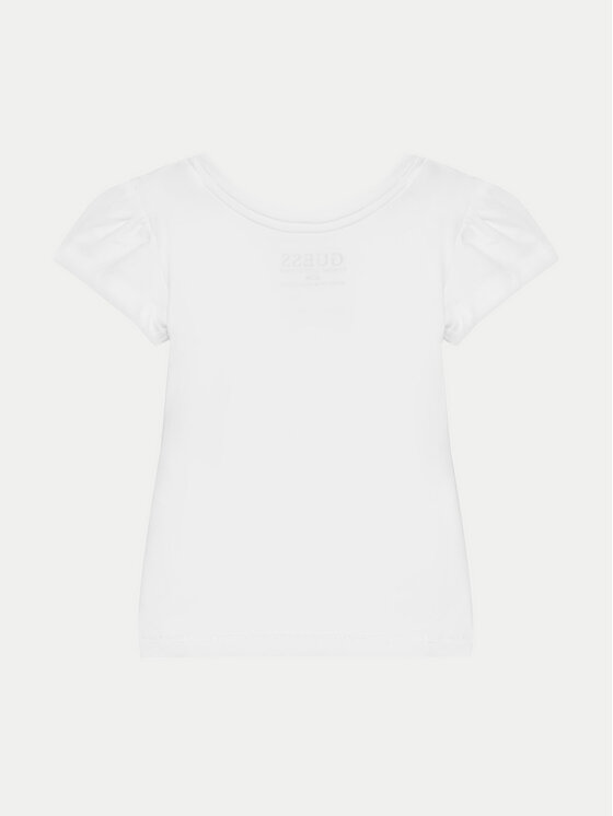 Guess Guess Tricou A5GI01 K6YW4 Alb Regular Fit