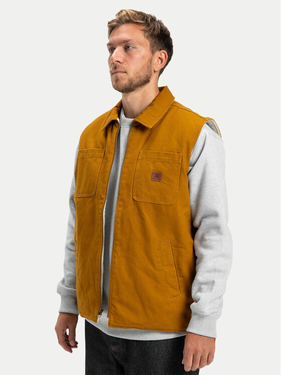 DC Shoes DC Shoes Sportski prsluk Keyless EDYJK03264 Smeđa Regular Fit