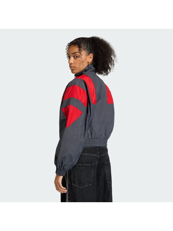 adidas adidas Majica dugih rukava Blocked Washed KE5036 Siva Oversize