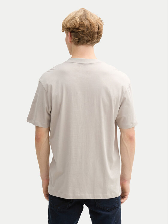 Tom Tailor Denim Tom Tailor Denim T-Shirt 1045021 Szary Relaxed Fit