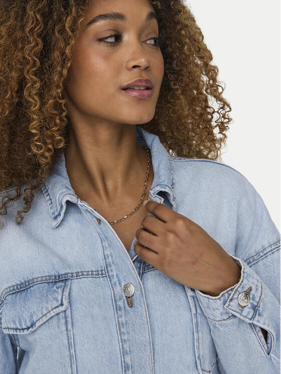 ONLY ONLY Τζιν μπουφάν Sophia 15282286 Μπλε Regular Fit