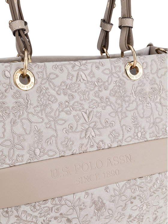 U.S. Polo Assn. U.S. Polo Assn. Дамска чанта BIUXT8459WZC Бежов