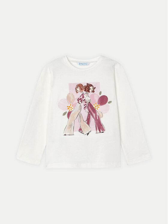 Mayoral Mayoral Bluse 4067 Écru Regular Fit