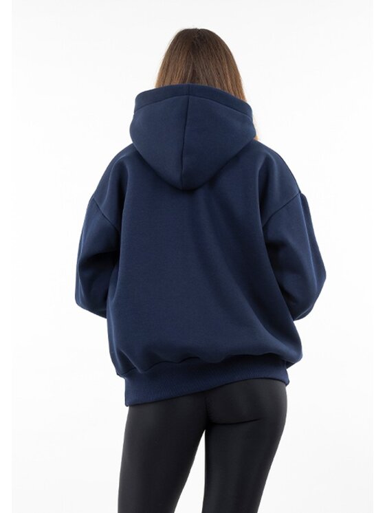 DKaren Sport DKaren Sport Bluza BOseye Granatowy Classic Fit
