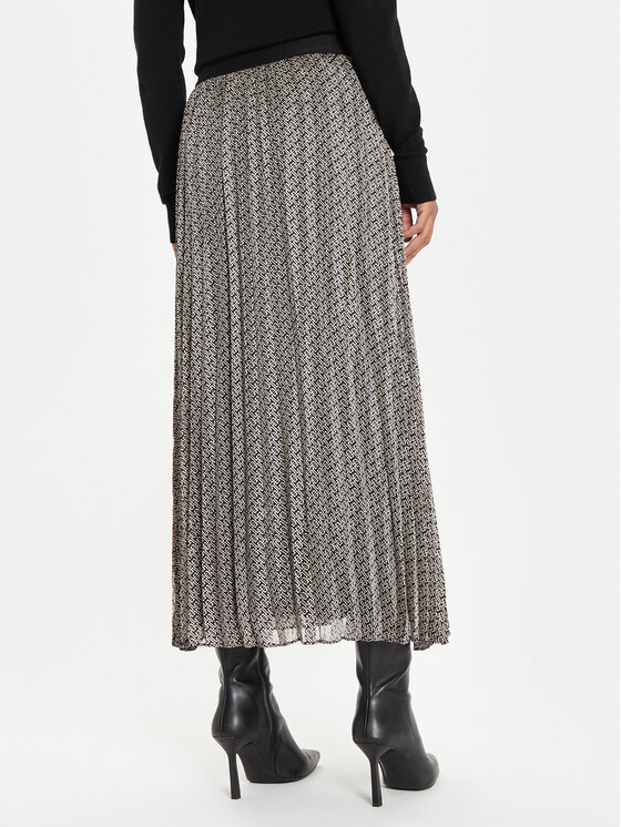 Morgan Morgan Плисирана пола 242-JPLISY Сив Regular Fit