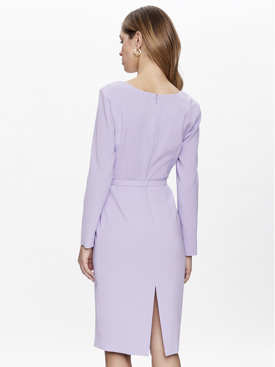 PINKO Pinko Koktejlové šaty Mendosa 100559 7624 Fialová Regular Fit