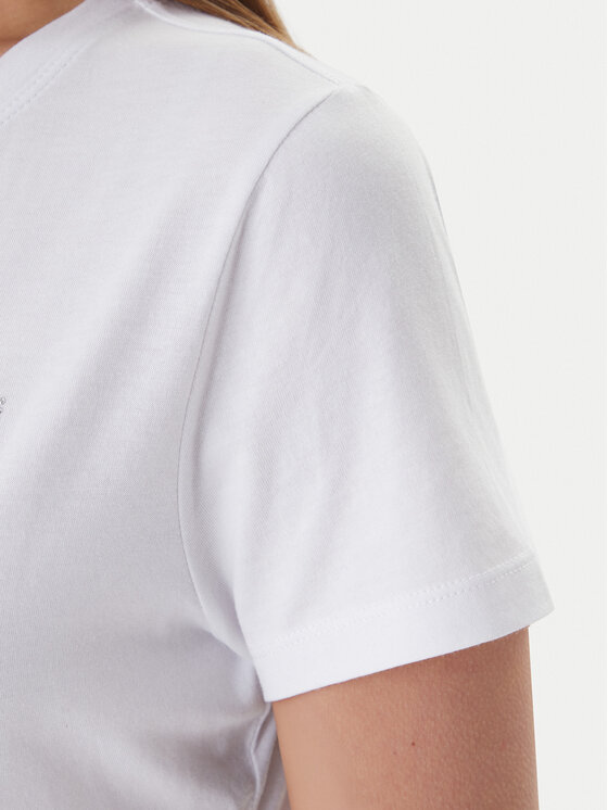 DKNY DKNY T-Shirt DJ6T1701 Biały Regular Fit