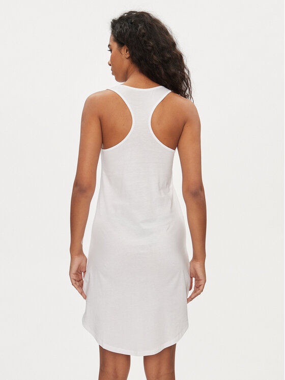 Guess Guess Φόρεμα καλοκαιρινό E3GP03 JA914 Λευκό Slim Fit