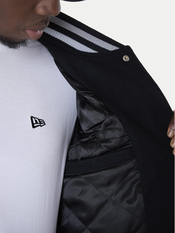 New Era New Era Geacă bomber New Era NFL Las Vegas Raiders Varsity 60596371 Negru Regular Fit