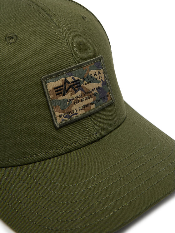 Alpha Industries Alpha Industries Czapka z daszkiem Crew Camo 156903 Zielony