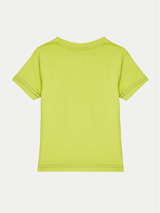 Guess Guess Tricou N5RI15 K8HM4 Verde Regular Fit