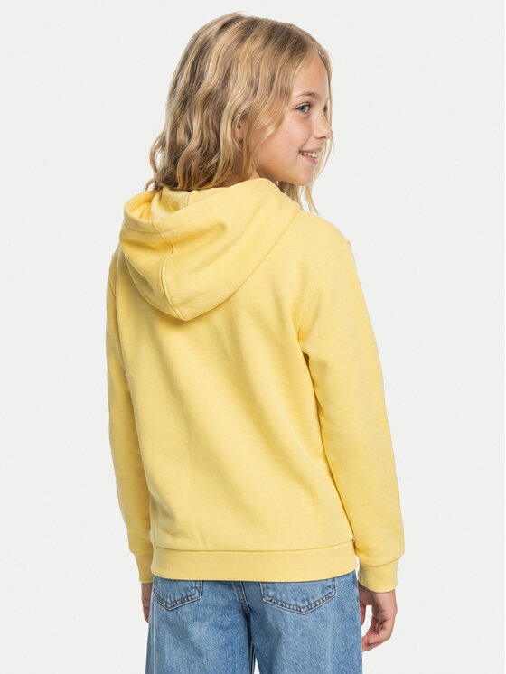Roxy Roxy Felpa Surf Feeling Brushed ERGFT04028 Giallo Relaxed Fit