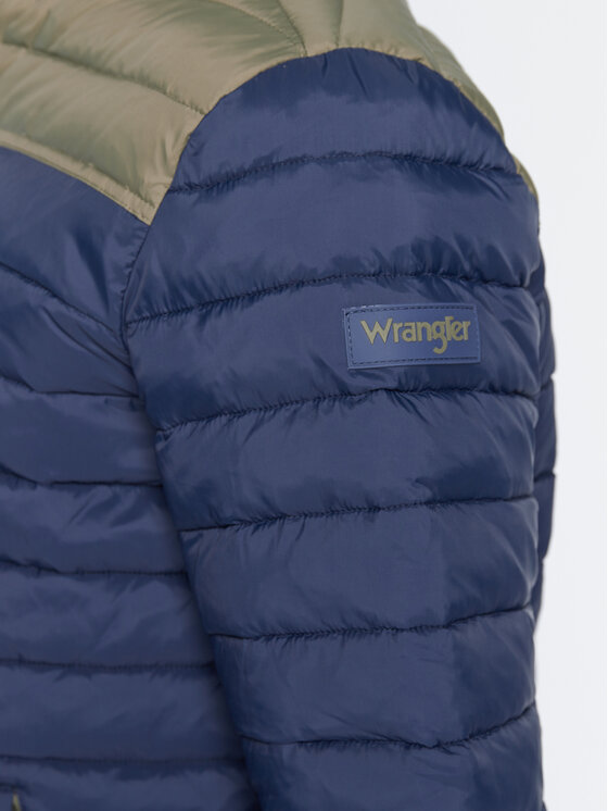 Wrangler Wrangler Kurtka przejściowa W4B1WA114 112319932 Granatowy Regular Fit