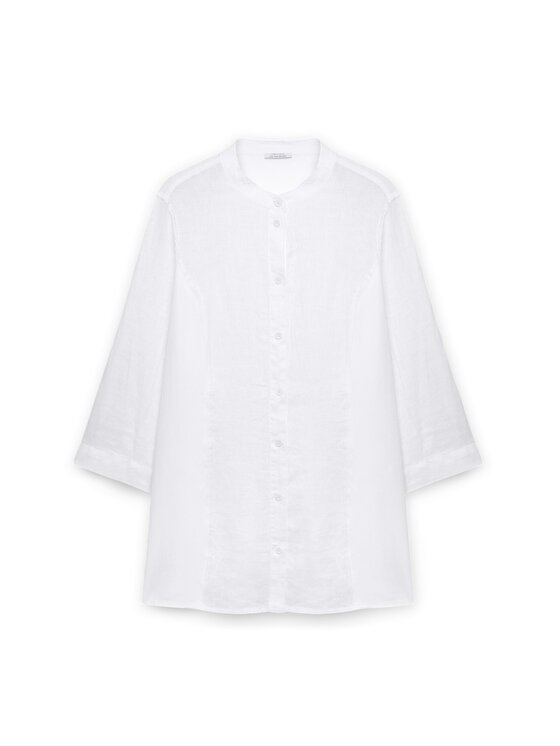 Fiorella Rubino Fiorella Rubino Camicia 5044T001270N011 Bianco Over Fit